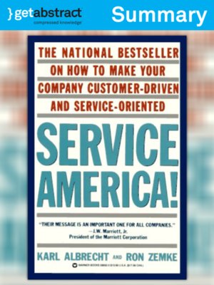cover image of Service America (Summary)